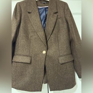 Jcrew Brown Tweed Blazer Size 4